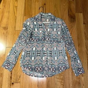 Express Portofino button down blouse original fit women’s size XS
